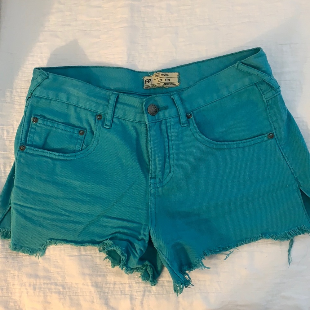 FREE PEOPLE DENIM SHORTS